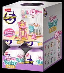 Ігровий набір Zuru 5 SURPRISE MY MINI BABY Немовля з аксесуарами в асортименті (7120477) - мініатюра 4