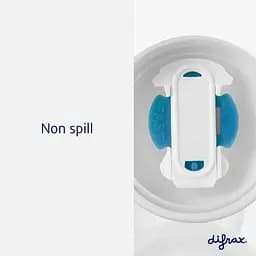 Чашка-непроливайка Difrax Non-Spill Sippy Cup Soft із силіконовим носиком 250 мл Blossom (704 Blossom) - мініатюра 3