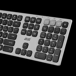 Клавіатура бездротова 2E KS270 EN/UKR Grey/Black (2E-KS270WBGR_UA)