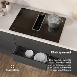 Варильна поверхня індукційна з витяжкою Klarstein Chef-Fusion DownAir (10045557) - мініатюра 6