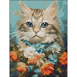 Алмазна мозаїка Strateg ПРЕМІУМ Маленька радість без підрамника розміром 30х40 см (ZAV3040-22)