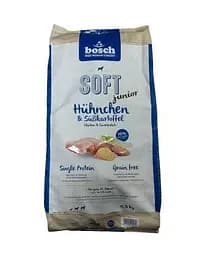Напіввологий корм для собак Bosch Soft з куркою та бататом, Bosch Soft Junior Chicken & Sweet Potato (12,5 кг)