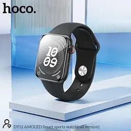 Розумний годинник Hoco DY12 Amoled з функцією дзвінків чорний - мініатюра 4