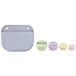 Набор для купания Beaba игрушки и корзина силиконовые разноцветные (920413)