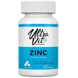 Вітаміни та мінерали VPLab UltraVit Zinc, 60 капсул