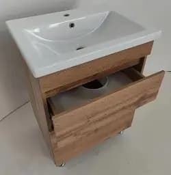 Тумба ПіК Мінімал Wood + раковина Cersanit Como 50 см 30412 - мініатюра 2