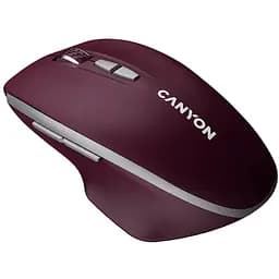 Мышка Canyon MW-21 Wireless Blue LED Burgundy (CNS-CMSW21BR)