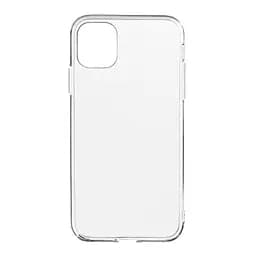 Прозрачный чехол для Apple iPhone 11 с защитой камеры, тонкий, силиконовый, бесцветный, ударостойкий, противоударный бампер c закрытой камерой, ArmorStandart (ARM55556)