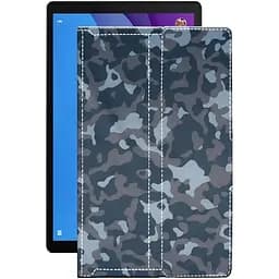 Чехол StatusCASE из экокожи для планшета Lenovo Tab M10 HD TB-X306 (2 Gen) Хаки-синий