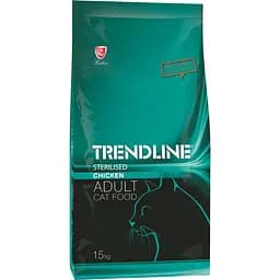 Сухий корм для стерилізованих кішок Trendline з куркою 15 кг