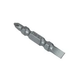Біта двостороння Polax сталева 50 мм PH1-SL5 1/4", 10 шт (51-085)