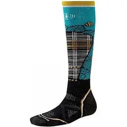 Носки Smart Wool Wm's PhD Ski Medium Pattern SW268 Black/Capri S (1033-SW SW268.716-S)