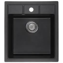 Кухонная мойка Zerix ZS-4651S-03 black ZX4564, Черный матовый