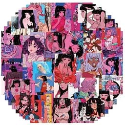 Стикерпак GeekLand Neon Style: Girls 60 штук