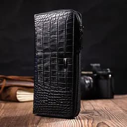 Шкіряний жіночий гаманець Bond 10х19х2 см acs0026987 - мініатюра 6