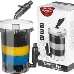 Зовнішній префільтр для акваріума Kruger Meier FlowPure Pro 1600 (16/22 мм) - 1.6 л - мініатюра 11