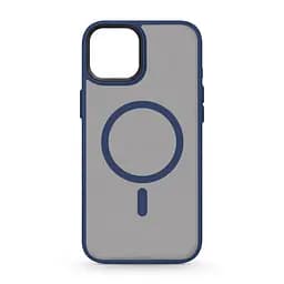 Чехол для Apple iPhone 15 Plus, Uniq MagCase, синий, противоударный, панель-накладка с MagSafe, ударопрочный TPU+PC, с магнитом MagSafe, поддержка полноценной беспроводной зарядки, ArmorStandart (ARM75301)