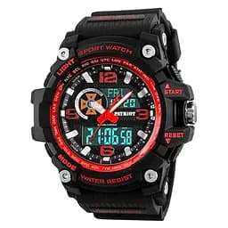 Наручний годинник чоловічий 012BKRDDSNS ДСНС Чорні з червоним + Коробка Patriot acs0031006 - мініатюра 5