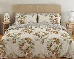 Комплект постельного белья ТЕП Soft dreams Flower Road евро белый с желтым (2-03859_26015)