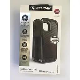 Протиударний чохол з кліпсою Pelican Shield Kevlar для iPhone 13 / iPhone 14 Black аналог OtterBox Defender - мініатюра 2