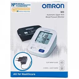 Тонометр Omron M3 (HEM-7154-Е) автоматичний на плече з адаптером