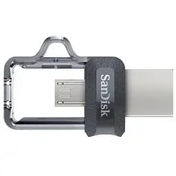 USB флеш накопичувач SanDisk 64GB Ultra Dual Black USB 3.0 OTG (SDDD3-064G-G46) - мініатюра 3