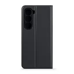 Чехол-книжка для Infinix Hot 60 Pro 4G, OneFold Case, черный, из экокожи (PU) и TPU, с магнитом, с подставкой и отделением для карт, трансформируется в подставку, противоударный, защита всего корпуса, ArmorStandart (ARM88697) - мініатюра 2