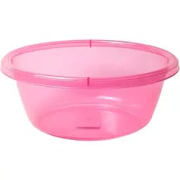 Миска Stars Plast кругла прозора 4.5 л рожева (94012/рож)