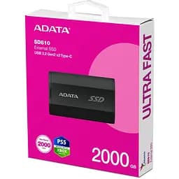 Накопичувач SSD Adata SSD накопитель 2TB (SD810-2000G-CBK) - мініатюра 6