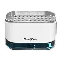 Нажимной диспенсер Wellamart, с губкой для моющего средства (7930)