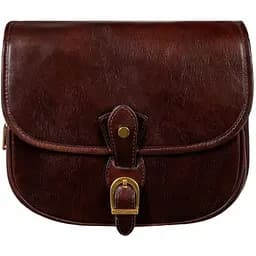 Женская кожаная сумка-седло Time Resistance 24х20х10 см sum0028557