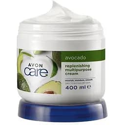 Зволожувальний мультифункціональний крем для обличчя рук і тіла Avon з олією авокадо 400 мл