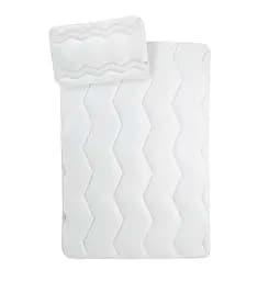 Набор в кроватку Papaella Comfort: одеяло 135x100 см + подушка 60х40 см (8-29611 білий)