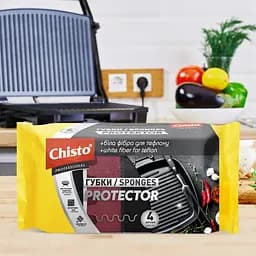 Губки кухонні Chisto Professional Protector 4 шт. (CGP4.773) - мініатюра 4