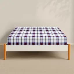 Простирадло Cosas на резинці фланель 100х200 scottish charm, червоний (Flannel_ScottishCharm_100x200x20) - мініатюра 2