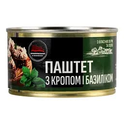 Паштет Тернопільський МК з кропом та базиліком 225 г (963072) - мініатюра 2