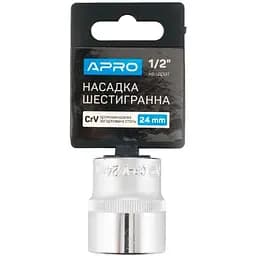 Головка торцевая шестигранная APRO 24 мм x 1/2"