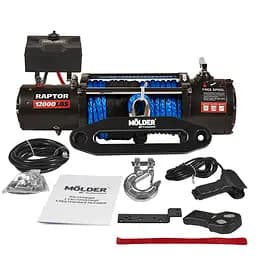 Лебідка Molder Raptor 12000lbs (6.0hp/4.4kw; 265:1) синтетичний трос(MA23123)