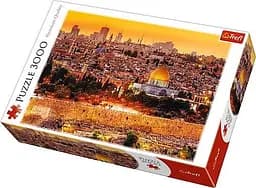 Набор Пазлы - (3000 элм.) - "Крыши Иерусалима"