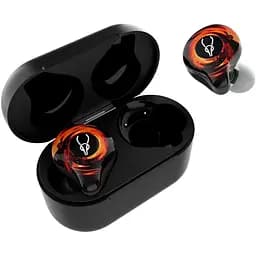 Беспроводные Bluetooth наушники Sabbat G12 Elite Truth с поддержкой игрового режима черно-оранжевые