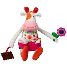 Игрушка мягкая развивающая Ebulobo Коровка Лулу (E30011)