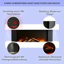Камін електричний KLARSTEIN Studio Light & Fire 1 (10032725) - мініатюра 6