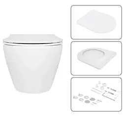 Набір Q-tap Nest 4 в 1 підвісний унітаз Jay Ultra Quiet 520x360x320 + комплект інсталяції QT07335175W48186 - мініатюра 6