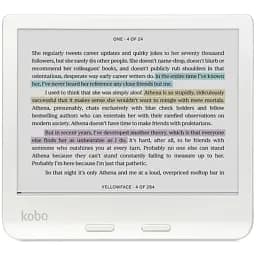 Електронна книга Kobo Libra Colour White [N428-KU-WH-K-CK] [116852] - мініатюра 2