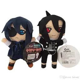 М'яка іграшка Сіель Фантомхайв Темний дворецький Black Butler Ciel Phantomhive 25 см BB З 8.01 - мініатюра 5