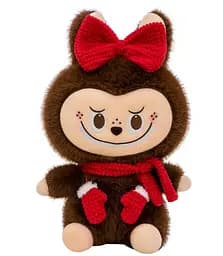 Детский набор Игрушка плед Лабуба с бантиком мягкая игрушка с пледом для детей