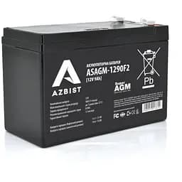 Аккумулятор AZBIST Super AGM ASAGM-1290F2, Black Case, 12V 9.0Ah (151 х 65 х 94 (100) ) Q10/420
