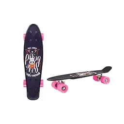 Скейт "Пенні борд" Bambi SC20402 PU колеса, 56 см Рожевий