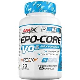 Азотный бустер Amix Performance Epo-Core VO´2 Max предтренировочный комплекс без кофеина 120 капсул