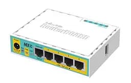 Роутер MikroTik hEX PoE lite (RB750UPr2), 5 LAN 10/100Mb